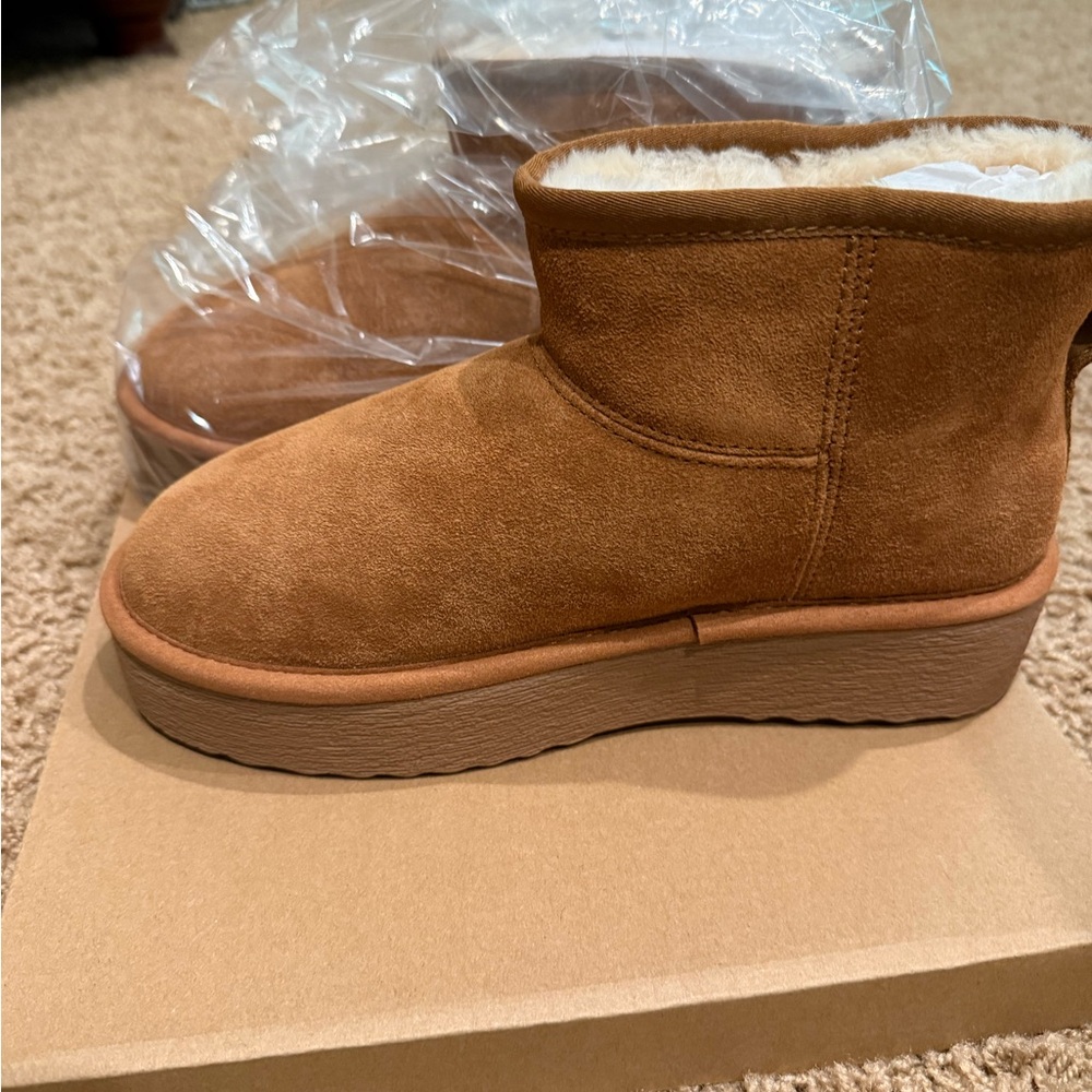 Steve Madden Brown Suede Ankle Booties